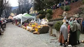 Clusone, col presepe vivente famiglie e ragazzi mettono in scena la nascita di Gesù