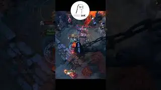 URSA with Battle Fury  in fountain    #dota2 #ursa #kill #rampage #quadkill #game #dota