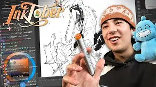 LIVE InkTober Drawing Stream!!🎃👀