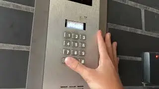 Domofon Aco inspiro otwieranie kodem instalatora
