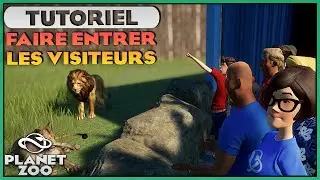 TUTORIEL PLANET ZOO - FAIRE ENTRER LES VISITEURS (dans les enclos dangereux)