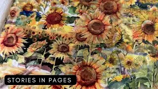 Sunflower Field Journal 🌻 | Bright & Cheerful Aesthetic Journal Decoration