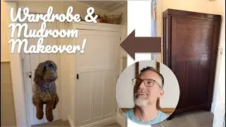 Watch Me Make Built-In Storage From an Antique Wardrobe!