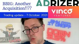 BBIG: Vinco Ventures Stock Update - ADRIZER Acquisition?