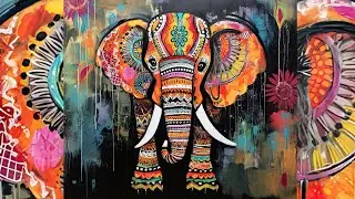 Elephant TV Screensaver Background Video Relaxing ASMR White Noise Sleep Sound #asmr #elephant