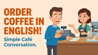 How to Speak at a Café in Simple English | Shadowing Practice | English Conversation