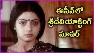 Sridevi Emotional Scene With Krishnam Raju - Trisulam Telugu Movie Scenes