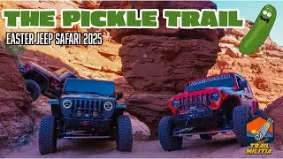 Best Trail in Moab?  The Pickle Trail is Awesome ( Easter Jeep Safari 2025 )