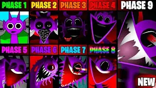New Phase 1-5 VS Phase 6 VS Phase 7 VS Phase 8 VS Phase 9 in Incredibox Sprunki (New Mod)