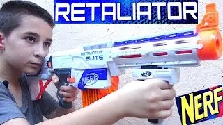 NERF N-Strike Elite XD Retaliator with Robert-ANDRE!