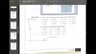 10.6 Intersection with the x axis