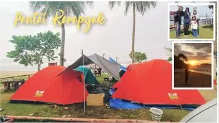 Camping seru di pantai Karapyak || Pangandaran