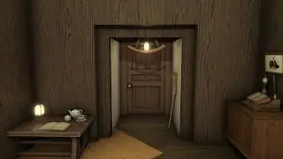 FFXIV/FF14 House/Housing-RL57(Small and simple wooden house, lighting design, no filter)