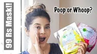 I tried the *NEW* Garnier Sheet Mask| Worth it? |Shweta Makeup&Beauty