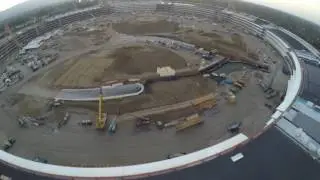 Apple Campus 2 Saturday August 6 2016 exciting close roof view Drone flight 1 in 4K format