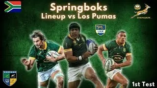 Rugby Fans Beware of THESE Lineup Surprises in Springboks vs Los Pumas 2025