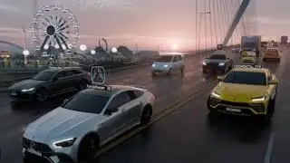 First day in a traffic racing Russian village game#1