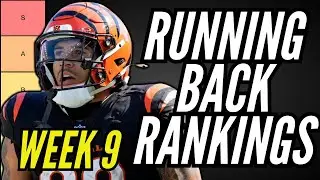 MUST START RBs for Week 9 Fantasy Football (Tier List)