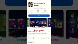IpL cricket game (sachin saga pro cricket) #gameplay #games #gaming #shots