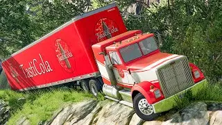 Cars vs Cliff Roads #46 - BeamNG DRIVE | SmashChan