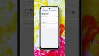 Samsung mobile me data limit Kaise set Kare।। how to set data limit in samsung।। Samsung data limit