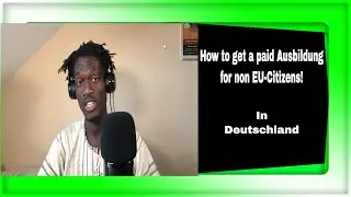how to get a paid ausbildung for non eu