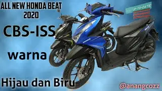 Honda BeAT eSAF 2020 CBS-ISS Warna Hitam Dan Biru