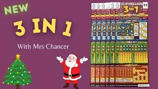 **BRAND NEW** 3 in 1 - &pound;5 scratch cards today - with Mrs Chancer - National Lottery uk