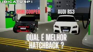 !Ibicatu Sp! QUAL &Eacute; O MELHOR HATCHBACK |AUDI RS3| VS |MINI COOPER| no Roblox!