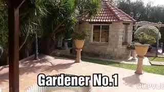 Gardeners in Cyprus.. My employer's garden.