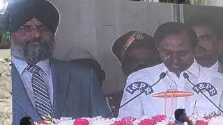 KCR takes oath as Telangana CM
