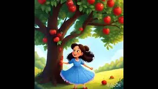 #an apple tree 🎄# apple 🍎#kids rhymes # comment red heart