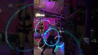 Russian Diva Rocks Arambol&rsquo;s THIS IS IT Pub with Hoola Hoop Performance! 🎤🔥 #yutubeshorts #shorts