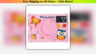 New 10.1-inch Children's t Android 13 Kid Tablet 8GB RAM 64GB ROM, Octa Cor Processor Kidoz Pre
