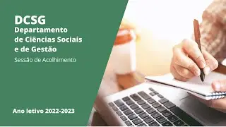 Início Ano Letivo 2022-2023 | Departamento de Ciências Sociais e de Gestão