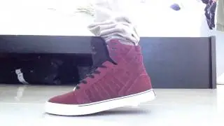 New Shoes: Supra Skytop Burgundy/Black-White