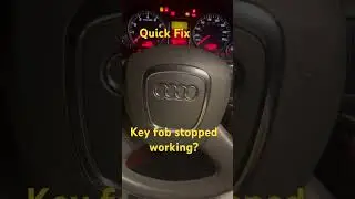 Key fob stopped working after battery died #key #keyfob #keyreset