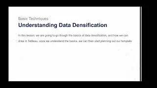 2.3. Basic Techniques - Understanding Data Densification