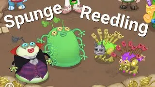 Spunge + Reedling sounds on Gold Island | My Singing Monsters