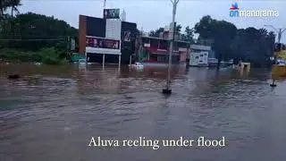 Aluva battling flood waters