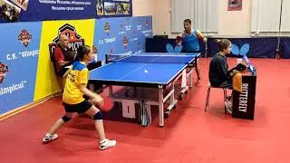 тренер вовремя вернул на планету КРИВОШЕЯ Vs КОКОЛОШ,  AmaTur Rom&acirc;nia - tenis de masă pentru amatori