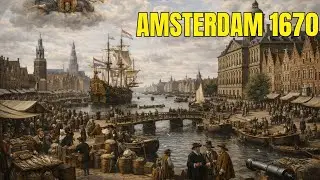Tak wyglądała Amsterdam w 1670 roku (rekonstrukcja oparta na sztucznej inteligencji)
