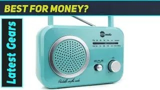 The Best Teal/Silver Retro Radio? Vintage AM/FM Portable Sound Experience!