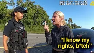 Entitled Karen Thinks Laws Don't Apply to Her &ndash; Instantly Regrets It | BODYCAM
