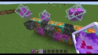 minecraft 1.14.2: фигура из керамики и кристаллов