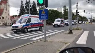 Prawie STO karetek na sygnale ! Parada karetek - Mistrzostwa Polski w Ratownictwie Medycznym
