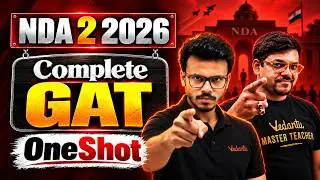 NDA 2 2026 : Complete GAT in OneShot | Complete Syllabus Marathon | Harsh Soni Sir