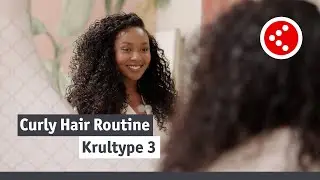 Curly hair routine type 3