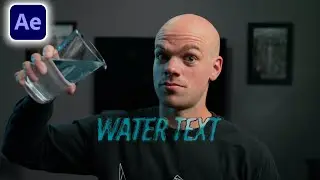 Water Text Effect | After Effects Tutorial