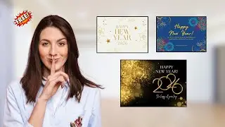 Как создать новогодний постер с помощью Canva (без навыков дизайна)
